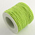 Шнур хлопковый вощеный, около 1мм, салатовый, 84 метра, катушка