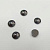 Кабошон каменный, 6мм, гематит, 5 шт.