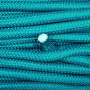 <p>Толстый плетеный синтетический шнур-змейка. Очень прочный, при этом довольно гибкий и мягкий, слегка тянется. Цвет морской волны. Оттенок может отличаться от фотографии и в разных поставках. Плетение не очень плотное, сквозь нити может проглядывать сердечник, отличающийся по цвету. Толщина около 1 см, может немного отличаться от заявленной. Можно использовать в качестве основы для создания колье или браслетов, он может послужить альтернативой бисерному жгуту. Произведен в Греции. Цена за отрезок длиной примерно 90 см. При покупке нескольких единиц, по возможности, отрезается цельным куском.</p>
