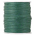 Шнур хлопковый вощеный, около 1мм, тёмно-зеленый, 5 метров