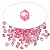 Бусина Swarovski, 3мм, Биконус (#5328), розовый (цвет 209), 10 шт.