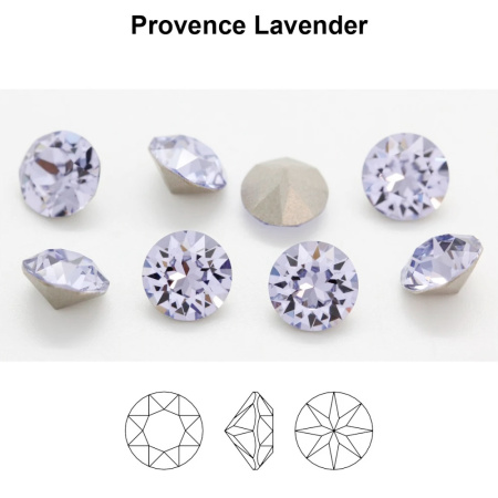 Ювелирный кристалл Swarovski, Шатон (#1088), pp32 (4мм), лавандовый, с фольгой, 20 шт.