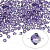 Бусина Swarovski, 3мм, Биконус (#5328), фиолетовый (цвет 277), 10 шт.