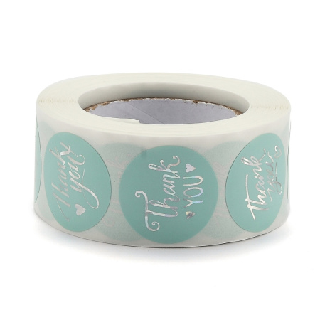 <p>
Нежные милые самоклеющиеся стикеры с надписью Thank you (Спасибо) в стиле Тиффани. В наборе наклейки 4 типов (разный шрифт и узор из сердечек). Узор нанесен серебристо-радужной краской, фон нежно-бирюзовый (мятный). Размер наклейки примерно 2.5*2.5 см, может немного отличаться от заявленного. Отлично подходят для декорирования подарков, в том числе сделанных вручную, скрапбукинга и детского творчества. Оттенок может отличаться от фотографии и в разных поставках. Наклейки сделаны из бумаги, поставляются на катушке, в наборе около 500 наклеек.
</p>