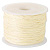 Шнур вощеный хлопковый, около 0.5-1мм, бледно-желтый, 10 метров