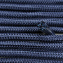 <p>Толстый плетеный синтетический шнур-змейка. Очень прочный, при этом довольно гибкий и мягкий, слегка тянется. Цвет тёмно-синий. Оттенок может отличаться от фотографии и в разных поставках. Плетение не очень плотное, сквозь нити может проглядывать сердечник, отличающийся по цвету. Толщина около 1 см, может немного отличаться от заявленной. Можно использовать в качестве основы для создания колье или браслетов, он может послужить альтернативой бисерному жгуту. Произведен в Греции. Цена за отрезок длиной примерно 90 см. При покупке нескольких единиц, по возможности, отрезается цельным куском.</p>