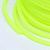 Шнур резиновый полый, около 2мм, неоновый кислотно-желтый, 10 метров