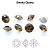 Ювелирный кристалл Swarovski, Шатон (#1088), pp32 (4мм), дымчатый кварц, с фольгой, 20 шт.