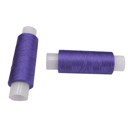 Нить шелковая, Моснитки 33С, цвет №053 (цвет фиолетовый), катушка 100 метров