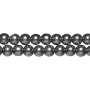 <p>
 Темно-серые стеклянные бусины с покрытием под жемчуг. Бусины могут немного отличаться по форме и размеру, быть слегка приплюснутыми у отверстия. Оттенок может немного отличаться от представленного на фотографии и от партии к партии. Цена за низку 78 см, около 105 шт.
</p>