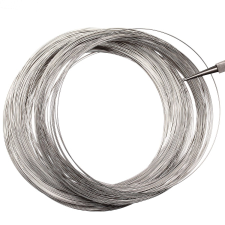 Проволока с памятью, 102-115х0.655мм, Beadalon, для колье, нержавеющая сталь, 5 витков