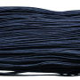 <p>Вощеный шнур, 100% хлопок, цвет тёмный серо-синий деним. Оттенок может немного отличаться от фотографии и в разных поставках.
Толщина около 2 мм (в разных поставках может отличаться на +-0.3 мм). По возможности, продается цельным куском, однако, может поставляться несколькими отрезами. По возможности, продается цельным куском, однако, может поставляться несколькими отрезами. Цена за 10 метров.  </p>
