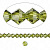 Бусина Swarovski, 4мм, Биконус (#5328), оливин (цвет 228), 10 шт.