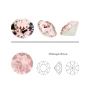 <p>Ювелирный кристалл Swarovski Fancy Stone Xirius Chaton (1088). Форма шатон (круглая), размер 2.5 мм (pp18). Цвет приглушенный бледно-розовый (VINTAGE ROSE 319), с фольгой (foiled). Оттенок может немного отличаться от фотографии. Данные стразы с выпуклым основанием подходят для использования с цапами, вклеивания в фурнитуру с чашами (выемками) для кристаллов. Производство: Австрия. Цена за 50 шт.</p>