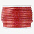 Шнур хлопковый вощеный, около 2мм, красный, 5 метров