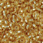<p>Японский бисер TOHO Round (круглый Тохо), размер 11/0 (2.2 мм). Прозрачный светло-янтарный с серебристой сердцевиной (Silver-Lined Med Topaz).
Оттенок может отличаться от фотографии. Цена за 10 грамм. Среднее количество бисерин в 1 грамме Toho 11/0 от 70 до 120 штук, может сильно варьироваться в зависимости от вида бисера.</p>