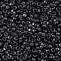 <p>Японский бисер TOHO Round (круглый Тохо), размер 8/0 (3 мм). Непрозрачный черный (Opaque Jet). Оттенок может отличаться от фотографии. Цена за 10 грамм (около 430 бисеринок).</p>