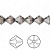 Бусина Swarovski, 8мм, Биконус (#5328), серо-коричневый (цвет 284), 1 шт.