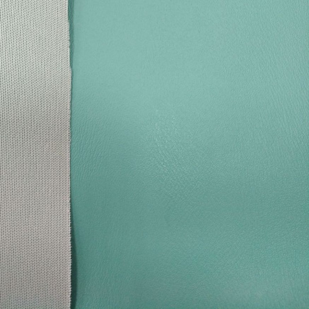 Кожзам, 35х24см (толщина 0.8мм), цвета морской волны, лист, 1 шт.