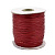 Шнур синтетический вощеный, полиэстеровый, около 1.5мм, темно-красный, 10 метров