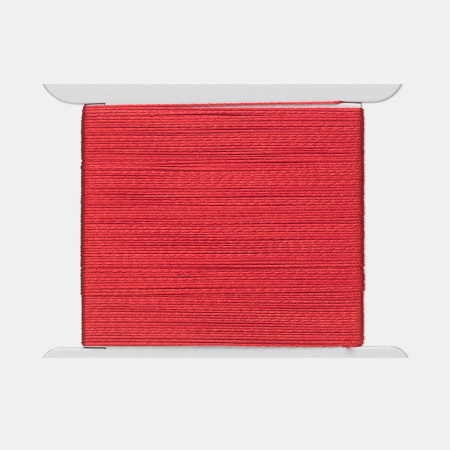 Нить шелковая, толщина D, красная, моток, 25.6 метра