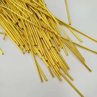 Канитель, 1.3мм, heavy, гладкая, позолоченная (яркое золото), 30-40 см, 1 шт. Канитель, 1.3мм, heavy, гладкая, позолоченная (яркое золото), 30-40 см, 1 шт.